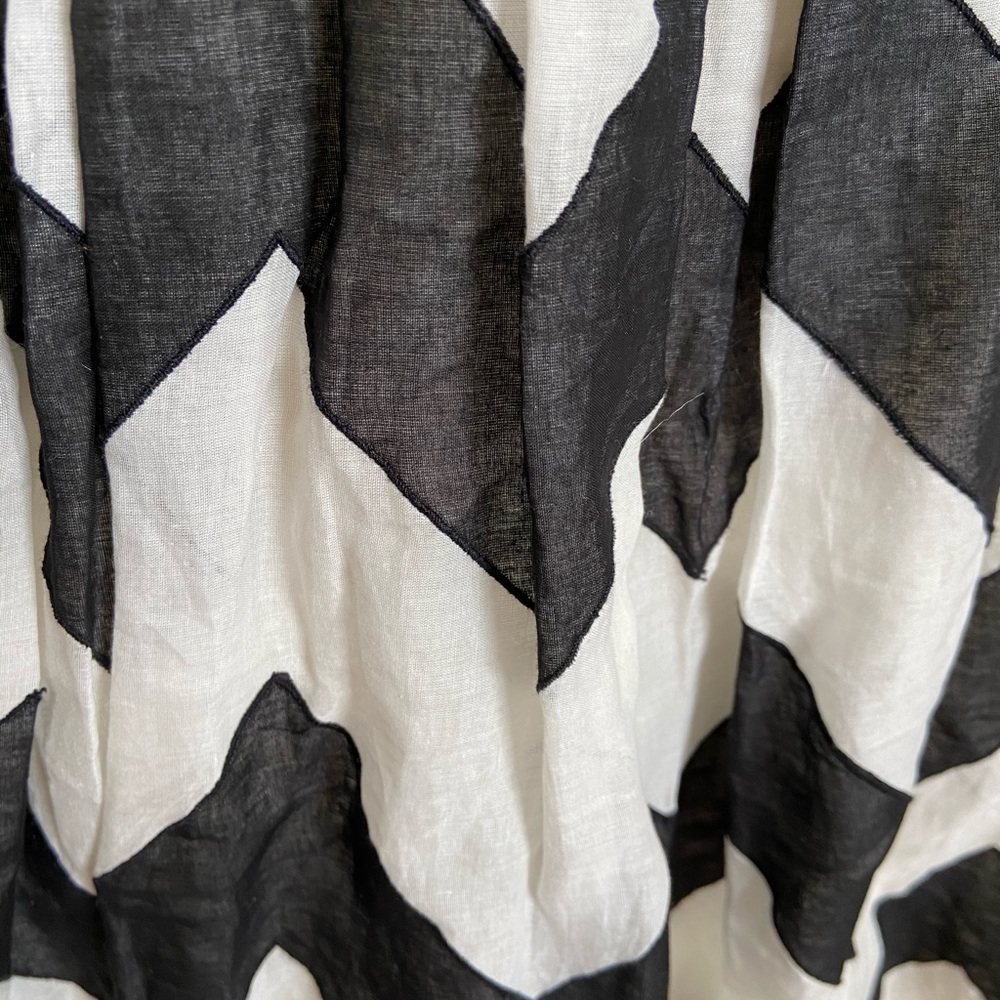 Anthropologie Leifnotes black and white dress XS - Picture 5 of 11